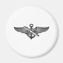 marine pilot wings refrigerator magnet