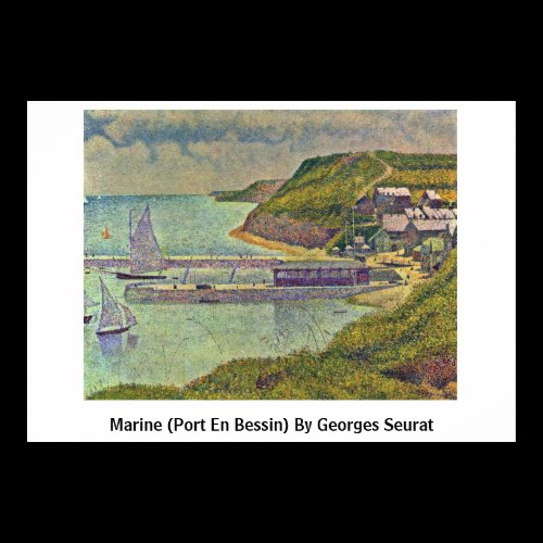 Marine (Port En Bessin) By Georges Seurat Posters
