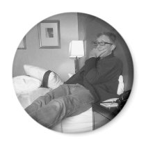 Marine Reclining Fridge Magnet