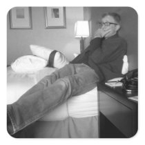 Marine Reclining Square Sticker