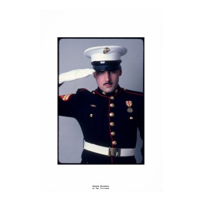 Marine Saluting Poster by daysrays