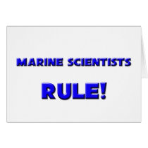 Marine Scientists Rule! cards by professions Marine Scientists Rule! cards
