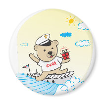 Marine Teddy magnets