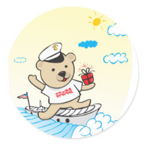 Marine Teddy stickers