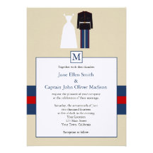 Marine Wedding Invitation
