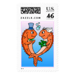 Marine Wedding Pair (3) Stamps