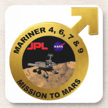 Mariner: The Early Mars Probes! Beverage Coaster