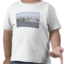 Marines and sailors man the rails t-shirt