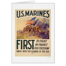 Marines - First to Fight in France for Freedom cards by lc_wpa Marines - First to Fight in France for Freedom cards