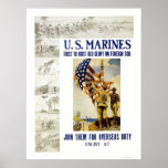 Marines - First to Hoist Old Glory on Foreign Soil posters