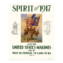 Marines - Spirit of 1917 posters