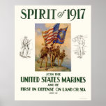 Marines - Spirit of 1917 Posters