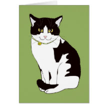 Mario da Cat Greeting Card