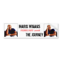 Mario Winans Journey Bumper Sticker bumper stickers