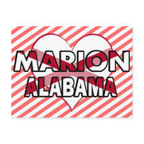 Marion, Alabama Post Card