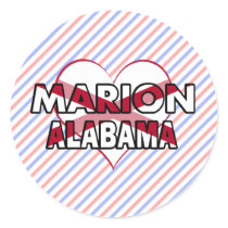 Marion, Alabama Round Sticker