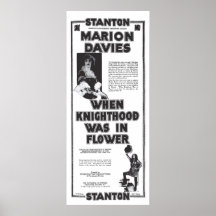 Marion Davies 1922 vintage movie ad poster