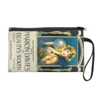 Marion Davies vintage movie images Wristlet Clutch