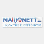 Marionette 2012 Parody Bumper Sticker