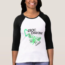 MARIPOSA 3,1 de la enfermedad celiaca Camisetas