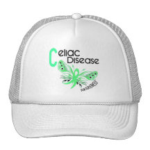MARIPOSA 3,1 de la enfermedad celiaca Gorros