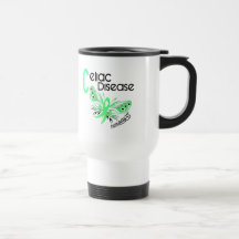 MARIPOSA 3,1 de la enfermedad celiaca Tazas De Café