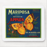 Mariposa apples mouse pads