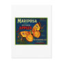 Mariposa apples postcards