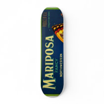 Mariposa apples skateboard deck