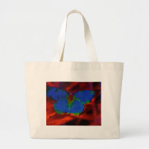 MARIPOSA AZUL CÓSMICA BOLSA