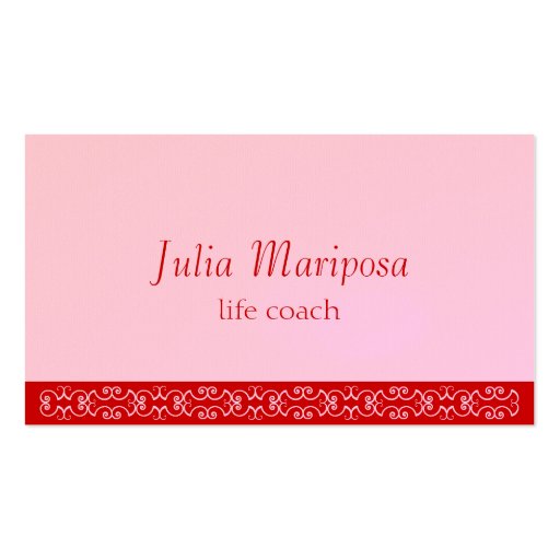 Mariposa Card Business Card