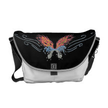 Mariposa elemental bolsa messenger
