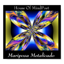Mariposa Metalicado posters