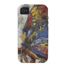 Mariposa Monet de Frida Kahlo inspirado Case-Mate iPhone 4 Carcasas