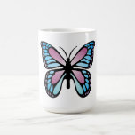 Mariposa viva taza