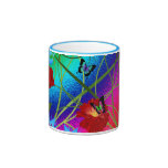 MARIPOSAS Y TAZA DE LOS ROSAS