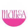 Marisa cherry pink Sticker