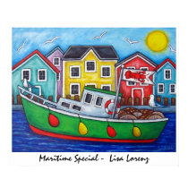 Maritime Special Print by LisaLorenzPaintings Maritime Special Print