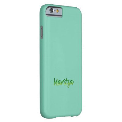 Maritza Customized iPhone cover in green