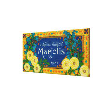 Marjolis Soap LabelParis, France Stretched Canvas Prints