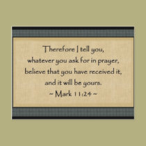 Mark 11:24: Postcard postcards