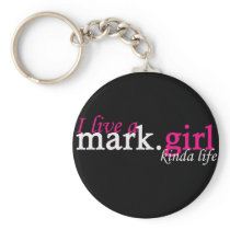 mark.girl kinda life key chains