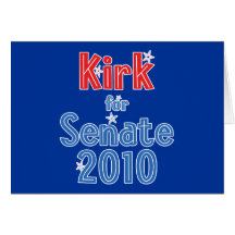 Mark Kirk for Senate 2010 Star Design Greeting Card