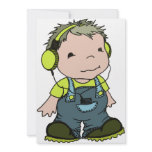 Mark likes music personalized invitation