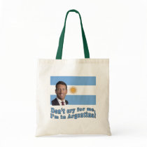 Mark Sanford  Don't Cry for Me I'm in Argentina Tote Bags