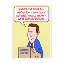 mark sanford wise latina woman postcards