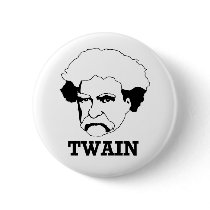 Mark Twain Pinback Button