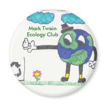 Mark Twain Ecology Club magnets