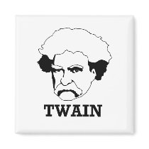 Mark Twain magnets by words_plus_paper Mark Twain magnets