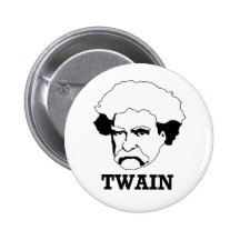 Mark Twain Pinback Button